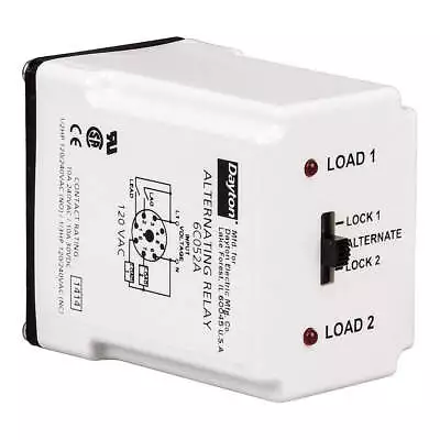 DAYTON 6C052 Alternating Relay120VACDPDTCross-Wired 6C052 DAYTON 6C052 • $69.80