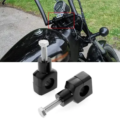 For Kawasaki Vulcan 900 Classic Custom Black 1''inch Handlebar Risers Clamps • $40.89