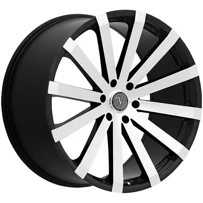 Velocity VW12 22x9 6x5.5  +30mm Black/Machined Wheel Rim 22  Inch • $234.99