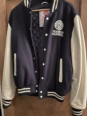 New Franklin And Marshall VARSITY College Jacket Sky Blue Vintage Size: XL New • £70