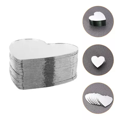 Heart Mirror Tiles For DIY Crafts And Backsplash • $12.85