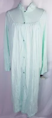 Vintage Nancy King Lingerie Nightgown Sleepwear Button Long Sleeve Mint S 3305 • $10.50