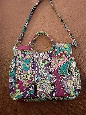 Vera Bradley Heather Handbag Multiple Handles Shoulder Purple Green. • $23.95