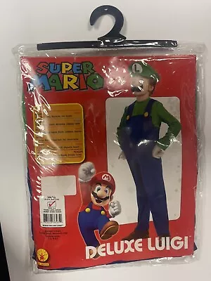 Super Mario Luigi Deluxe Child Costume WITH Hat Gloves • $27.49