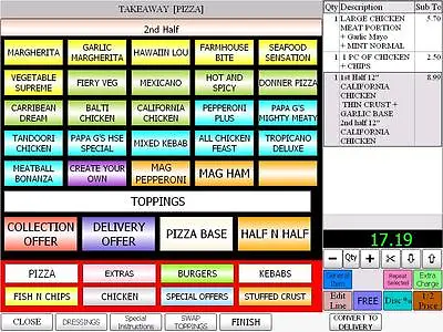 EPOS Pos Till System Ivision Takeaway Restaurant Coffee Delivery Software • £250