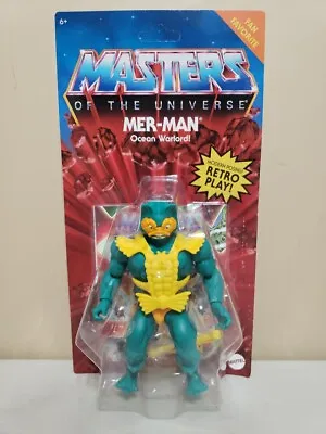 Masters Of The Universe Origins Mer-Man Figure MOTU Fan Favorite Unpunched • $23.95