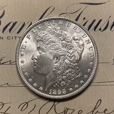 ✯ 1898 P GEM BU Morgan Silver Dollar ✯ Choice Mint MS UNC From Roll Estate Lot✯ • $145