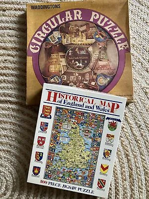 Vintage Waddingtons York Castle Museum & Historical Map 500 Piece Jigsaw Puzzles • £9.90