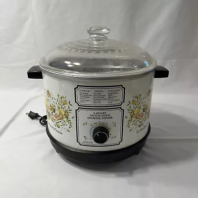 VTG Robeson Spice O' Life 5 Qt Dutch Oven Deep Fryer Kmart - Free Shipping • $69.99