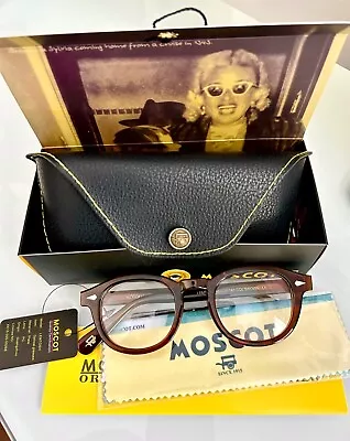 Moscot Lemtosh Nyc 46 24-145 Eyeglasses Brown Frame /comes With Accessories • $90