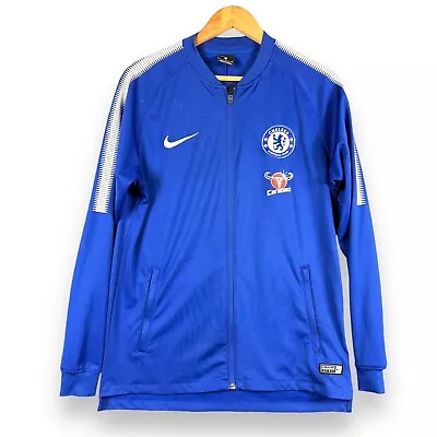 Nike Chelsea FC Training Track Jacket - Zipped - Blue - Medium M • £11.95