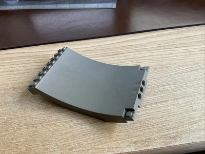 £8 • Buy LEGO Old Dark Gray Sports Arena Section / Skateboard Ramp 43085 B85