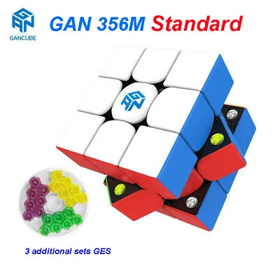 AU Dispach Gan 356M Standard 3x3 56mm Magnetic Cube Top Speed Rubiks Xmas Gifts  • $39.99