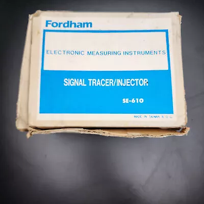 NOS Fordham SE-610 Signal Tracer/Injector For HAM Radio Vintage Test Gear 📻🔧 • $9.16