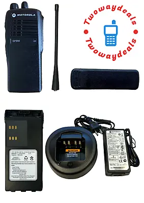 Motorola GP340 UHF Complete Radio Set • $208.80