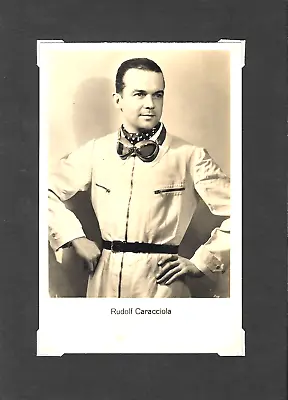 Postcard 1937 1938 Rudolf Caracciola  Nurburgring Ross Photograph Mercedes • £55