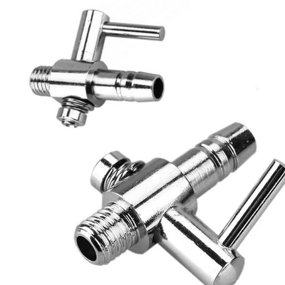 £3.58 • Buy 2 Pcs Thread Stainless Steel Aquarium Air Flow Distributor Lever Control Valve
