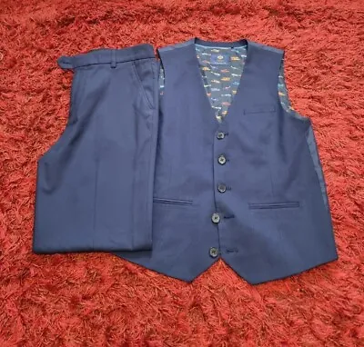 Boys  Next Waistcoat And Trouser Set For Wedding Church Special Occasions 13y • £25