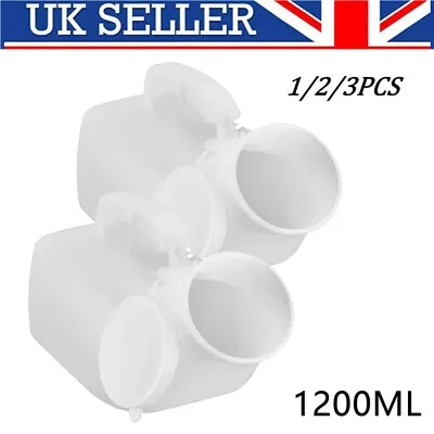 1-3x Male Urinal Long Neck Incontinence Bottle For Men For Clinics And Hospitals • £8.25