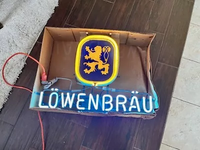 Vintage NOS 28  Lowenbrau Beer Neon Sign. Never Unboxed. Local Pick-up Only • $450