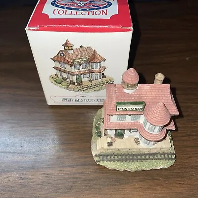 $4 • Buy The American Collection Liberty Falls Train Station Ah21 Made In China