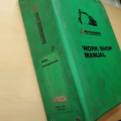 MITSUBISHI MS180-8 Crawler Excavator Repair Shop Service Manual Owner Overhaul • $245