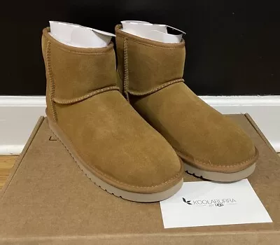 Koolaburra By Ugg Boots Size 10 Women’s Chestnut Suede Short • $64.95