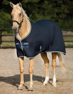 £63.60 • Buy Horseware Rambo Techni-Waffle Cooler Rug Navy