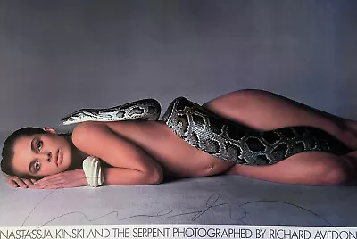 Nastassja Kinski And The Serpent - Original 1981 Poster Signed By Richard Avedon • $389