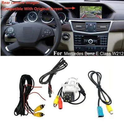 Rear Back Up Camera With Wire For Mercedes C250 C300 W204 S204 Factory Radio GPS • $21.07