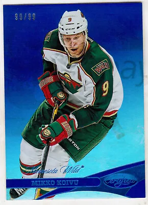 2012-13 Certified #73 Mikko Koivu Mirror Blue #99/99 • $4.95