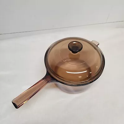 Corning Visions Amber Glass 2.5L Saucepan • $35