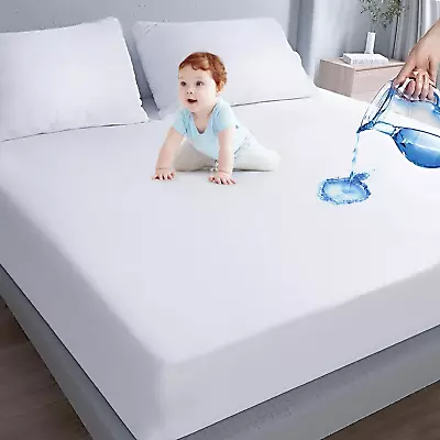 Twin Mattress Protector Waterproof Mattress Pad Cover Mattress Protector Twin F • $12.95