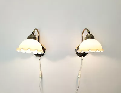 Pair Of Mid Century Sconces / Wall Lamps Scandinavian Design Swedish • $210