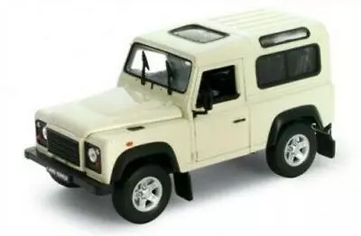 Land Rover Defender 90 In White  1:24 Scale Diecast Model From Welly • £25