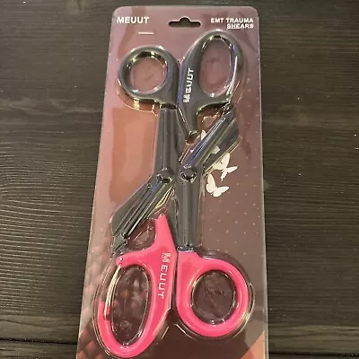 MEUUT 2 Pack EMT Trauma Shears Bandage Scissors Medical Pink/Black NEW. 40 • $11.99