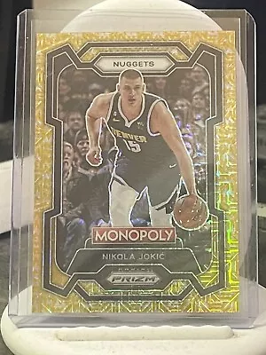 2023-24 Panini Prizm Monopoly #1 Nikola Jokic Gold Millionaire Shimmer 254/500 • $0.99