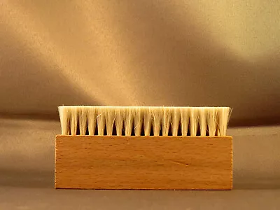 Wooden 3 Row Anti Static Goat Goat's Hair Record Brush Deep Cleaner Clean Vinyl  • $19.89