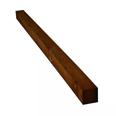 150x150x3000mm Brown Timber Fence Post - Minimum Order 2 Posts - Check Delivery • £69.60