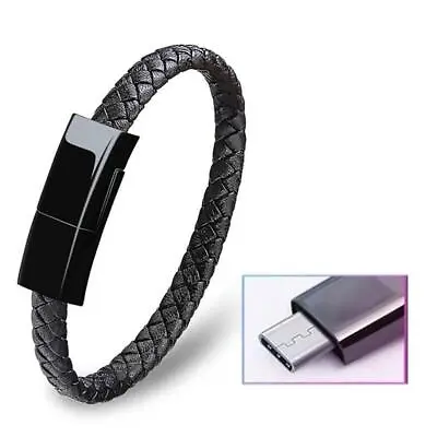 USB Bracelet Cable Charger Phone Data Charging Cable For IPhone Android Typ R8V8 • $8.23