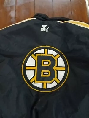 Starter NHL Boston-Bruins  Jacket L Yellow Black  • $60