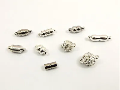 1pair Magnetic CLASPS For Bracelet Necklace DIY Findings Cylinder/ BALL/ Barrel  • $2.09