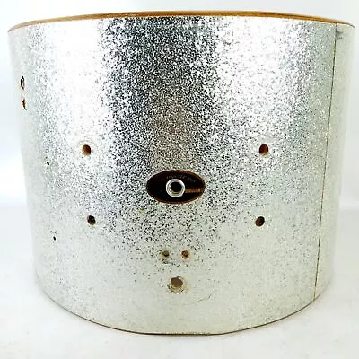 *Slingerland 10x14  Silver Sparkle Drum Shell Project Vintage 60s 3Ply Snare/Tom • $147.25