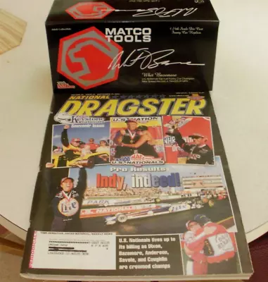 1/24 Matco Tools  Whit Bazemore 2001 Indy Win F/c + 2001 National Dragster • $115