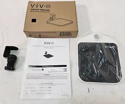 VIVO White Rotating Desk Clamp Adjustable Computer Mouse Pad And Device Holder • $17.99