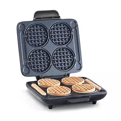 Multi Mini Waffle Maker: Four Mini Waffles Perfect For Families And Individuals • $33.29