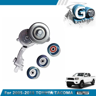 $54.20 • Buy Drive Belt Tensioner & 3 Pulley For 2005-2015 TOYOTA TACOMA  4.0 V6