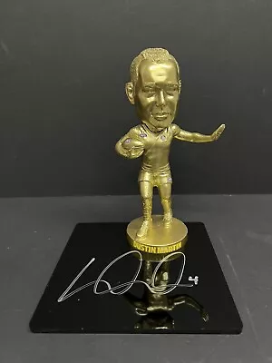 AFL RICHMOND TIGERS DUSTIN DUSTY MARTIN SIGNED GOLD BOBBLE HEAD - Premiers MCG • $149.95