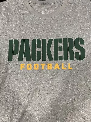 Nike Green Bay Packers NFL  Team Issued Dri Fit Short Sleeve Shirt • $10