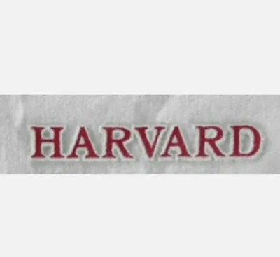 Harvard 2-3/4 Inch Lextra Iron-On Logo Patch University Crimson Emblem Badge VTG • $3.99